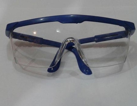 عینک ایمنی فریم دار دسته کشویی شفاف