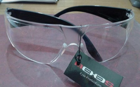 عینک ایمنی اسپرت ضد خش شفاف UV400