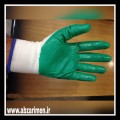 دستکش کف مواد طوسی سبز (5)
